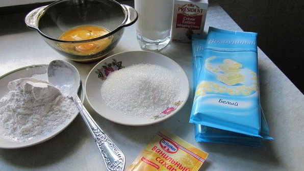 тарт с клубникой и белым шоколадом