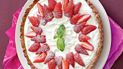 Тарт с клубникой и творожно-йогуртовой начинкой