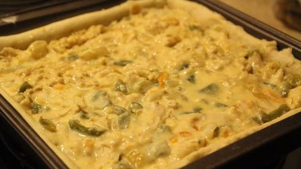 тарт с курицей