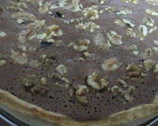 Тарт с творожно-шоколадной начинкой