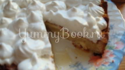 Тарт с заварным сливочным белковым кремом