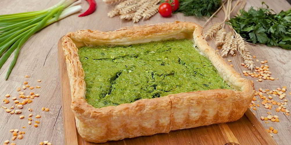 Рецепт тарта с зеленым горошком