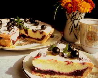 Тарт со смородиной