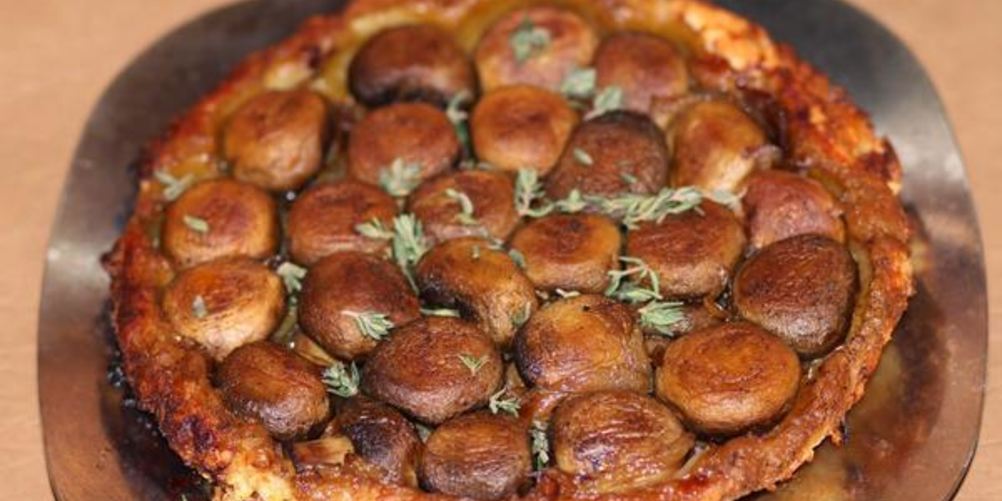 Рецепт тарта татен с шампиньонами