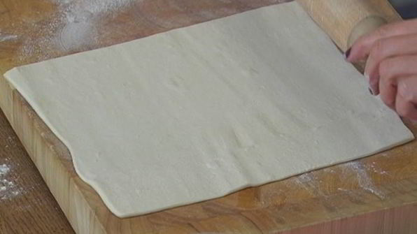 тарт татен со свеклой и шалотом