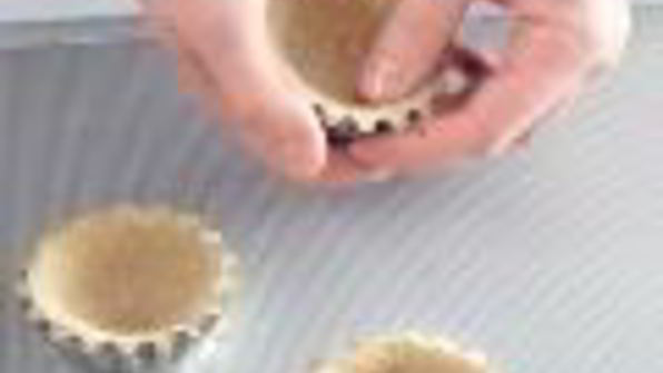 тартинки с заварным сливочным кремом