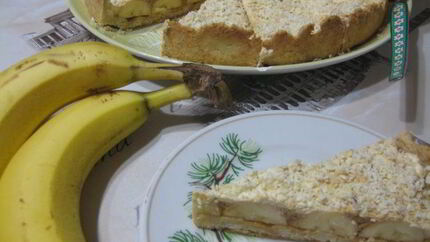 Восхитительный банановый тарт с карамелью