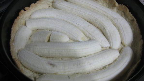 восхитительный банановый тарт с карамелью