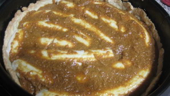восхитительный банановый тарт с карамелью