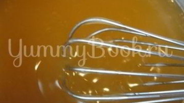 заливной яблочный тарт с вином