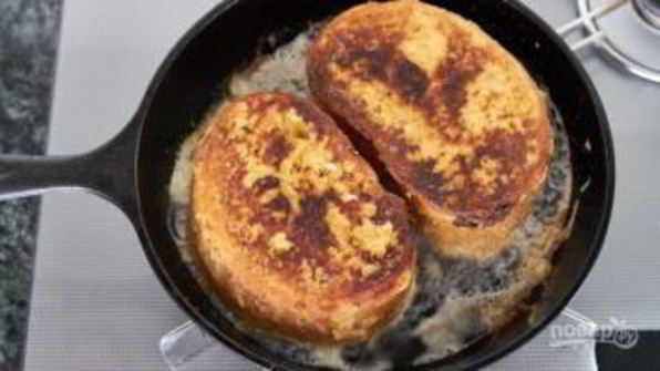 французские тосты к завтраку