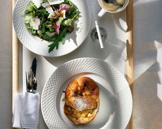 Французские тосты с яблоками