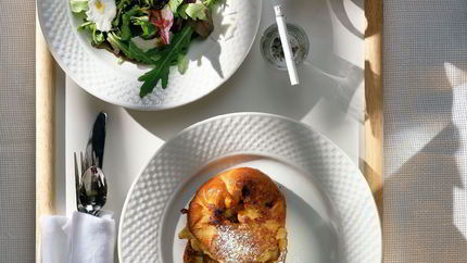 Французские тосты с яблоками