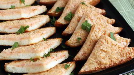 Креветочные тосты