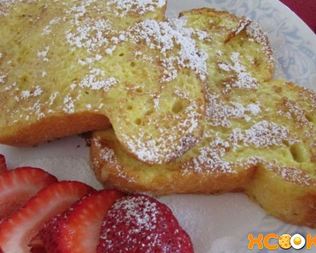 Тосты с бананом