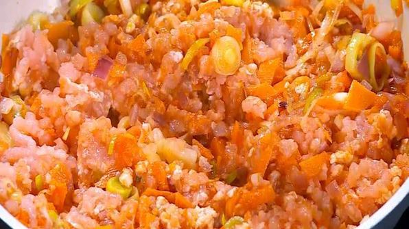 тосты с индейкой и овощами