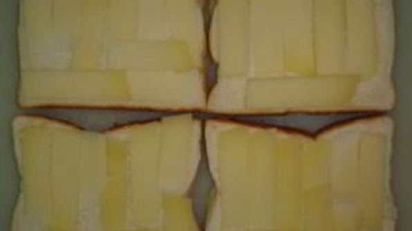 тосты с сыром и грибами