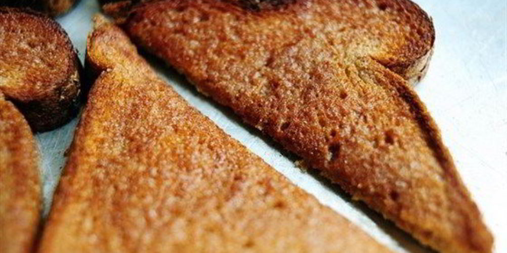 Рецепт тостов со специями, запеченные в духовке