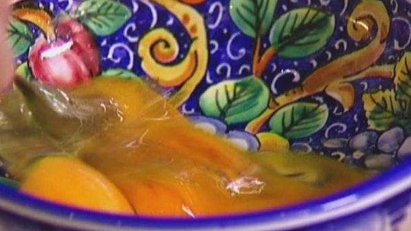 тосты в домашних сухарях с ветчиной и сыром