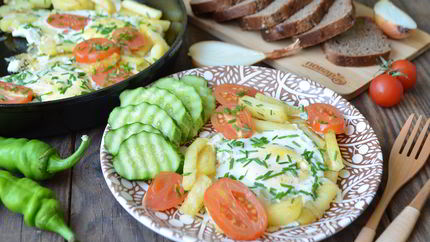 Деревенская яичница