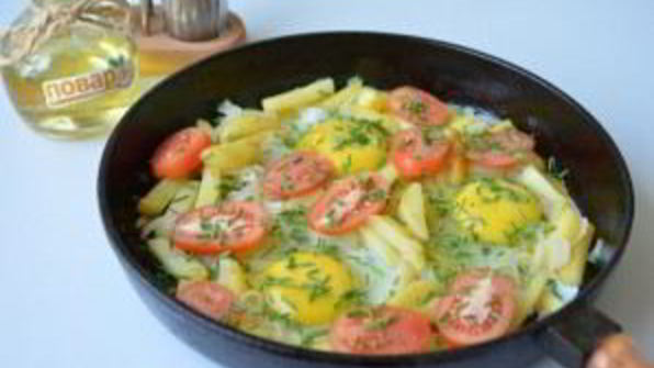 деревенская яичница