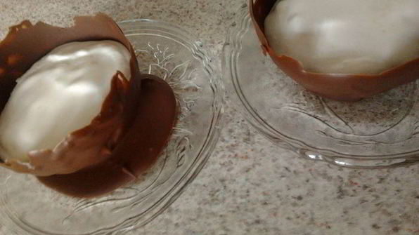 глазунья в шоколаде