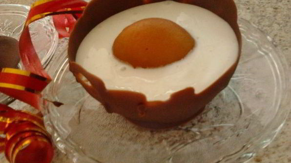 глазунья в шоколаде