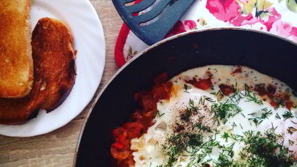 Израильская яичница Шакшука