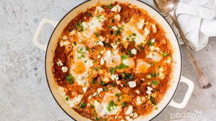 Шакшука с фенхелем