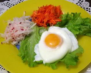 Яичница на воде