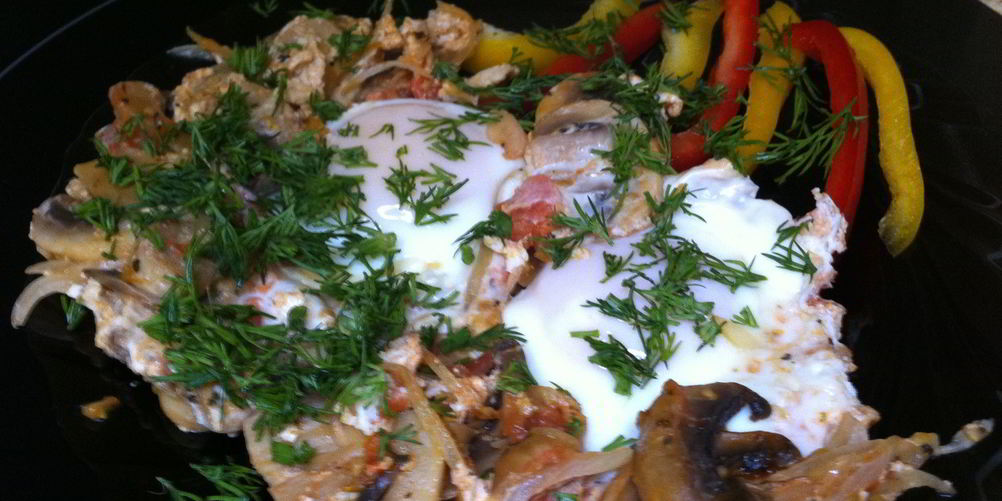 Рецепт яичницы по-болгарски