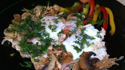 Яичница по-болгарски