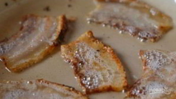 яичница с беконом