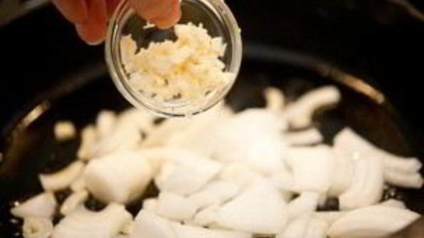 яичница с брынзой