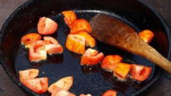 яичница с гренками