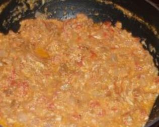 Яичница с лисичками