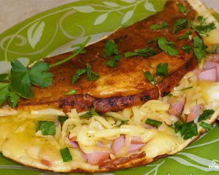 Яичница с мукой