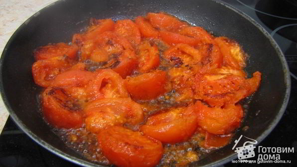 яичница с помидорами