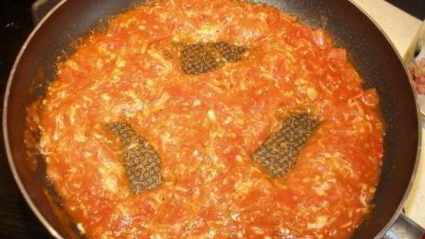 яичница с томатами uova al pomodoro