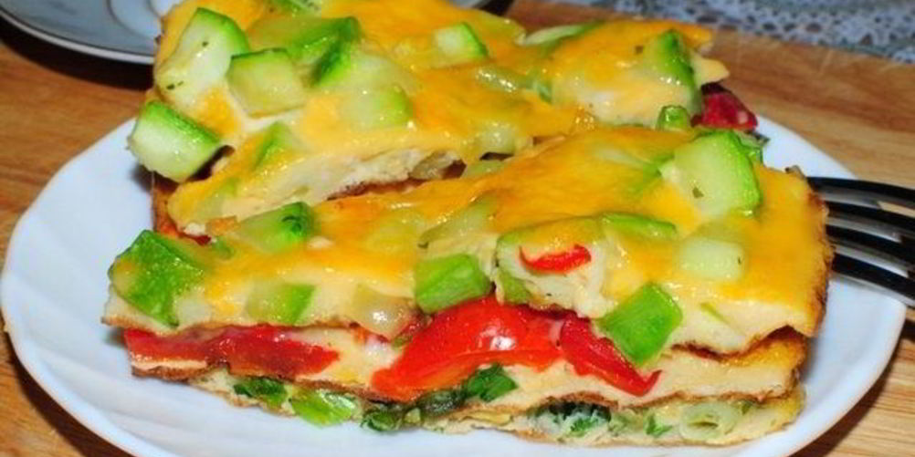 Рецепт яичницы с зеленью