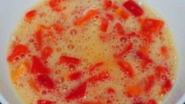 яичница с зеленью