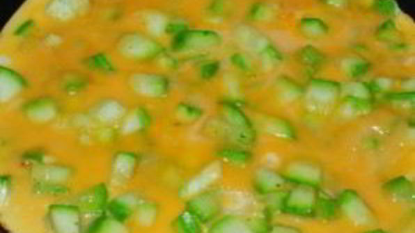 яичница с зеленью