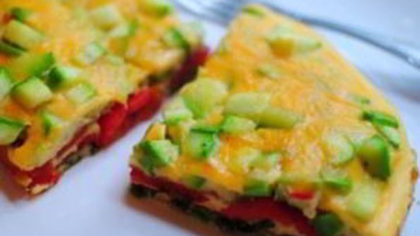 яичница с зеленью