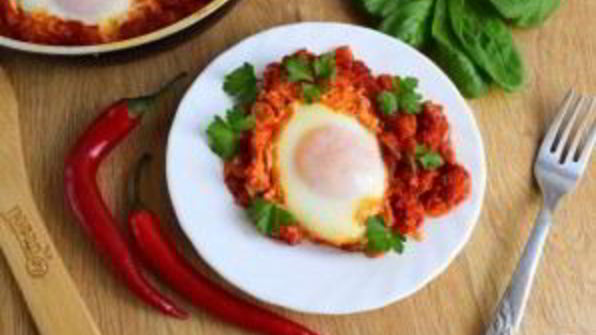 яичница в томате по-африкански