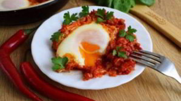 яичница в томате по-африкански
