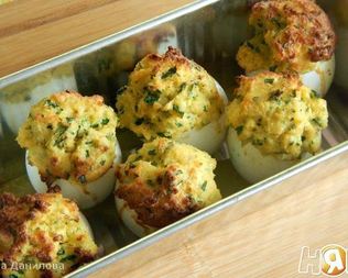 Яйца запеченные в скорлупе