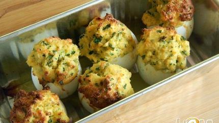 Яйца запеченные в скорлупе