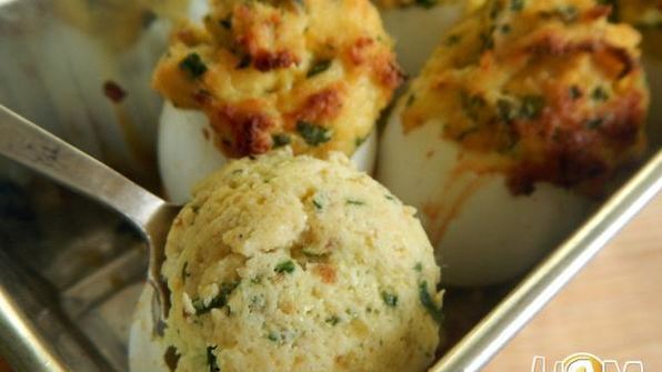 яйца запеченные в скорлупе