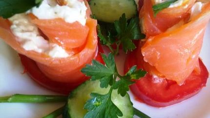 Закуска из форели