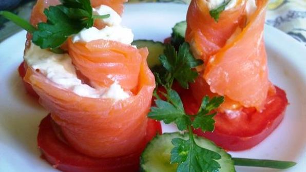 закуска из форели